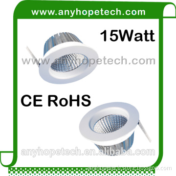 Promotion Cheap Wholesale Warm White 15Watt Cob Led Downlights